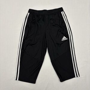 Adidas Climacool 3/4 Pants Men’s Size S Black 3 Stripes Soccer Track Gym Sporty